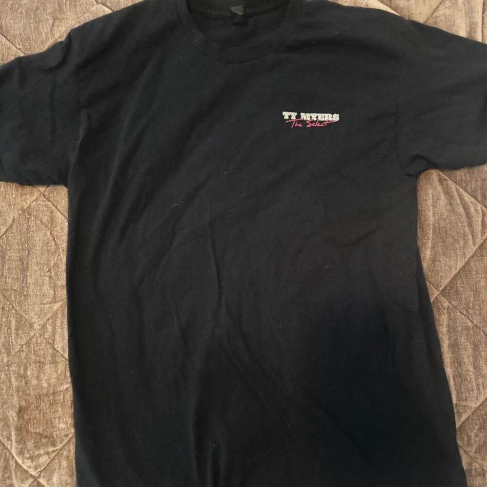 Ty Myers The Select Album Tee Black Graphic Country Music Shirt Large